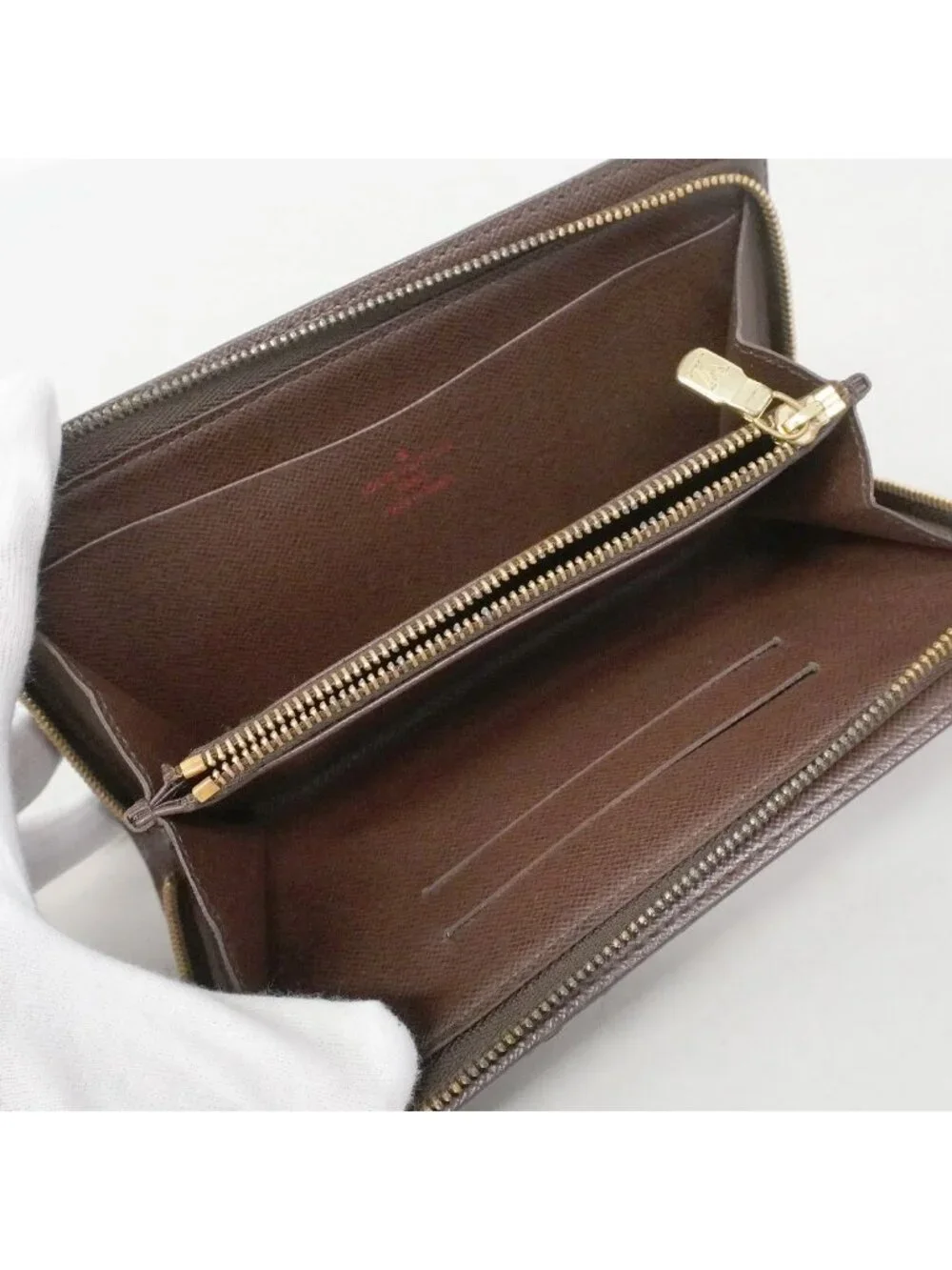 Louis Vuitton Wallet Damier Porte Monnaie Zip Ebene Coin Purse